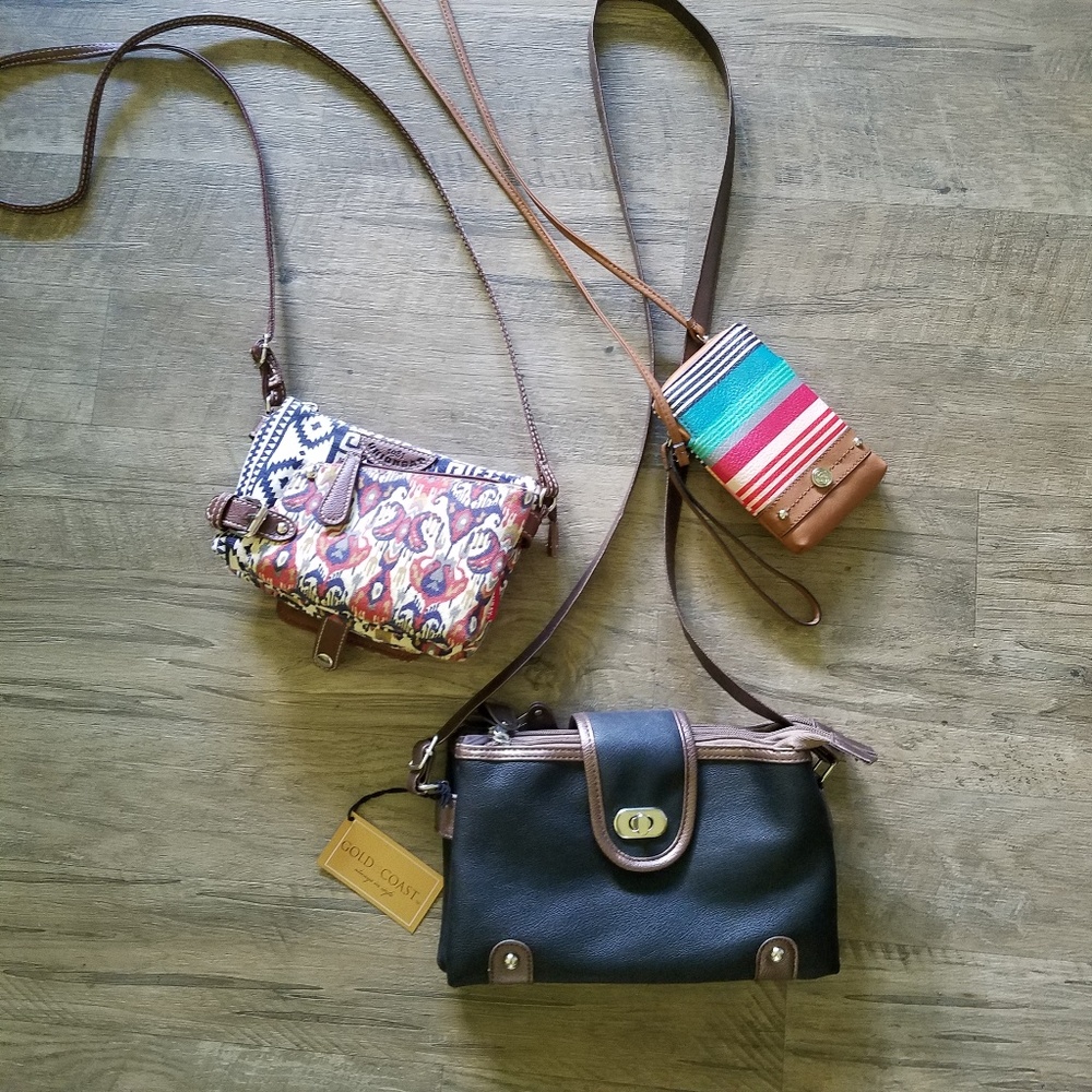 Crossbody purses brand new bundle of three